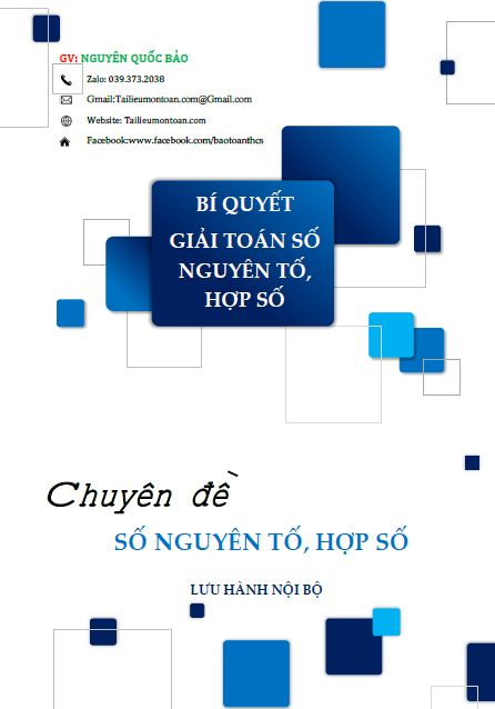 File word Chuyên đề số nguyên tố bồi dưỡng học sinh giỏi toán THCS